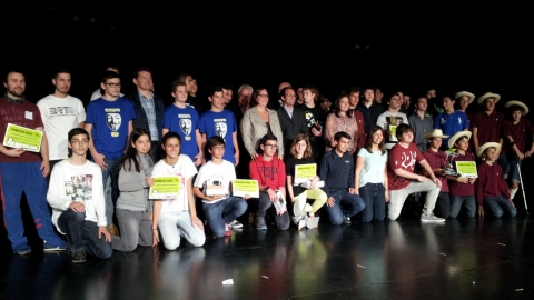 The ROBOLOT educational robotics competition is held for the 13th time (Olot, 26-27 April 2014)